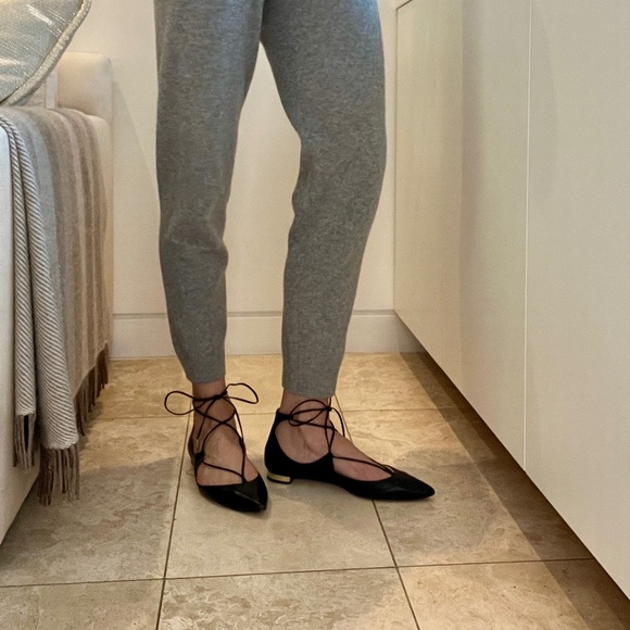 Aquazzura Ballet Flats - lace up - Picture 1 of 16